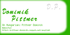 dominik pittner business card